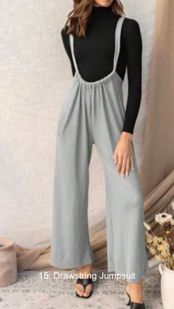 15. Drawstring Jumpsuit